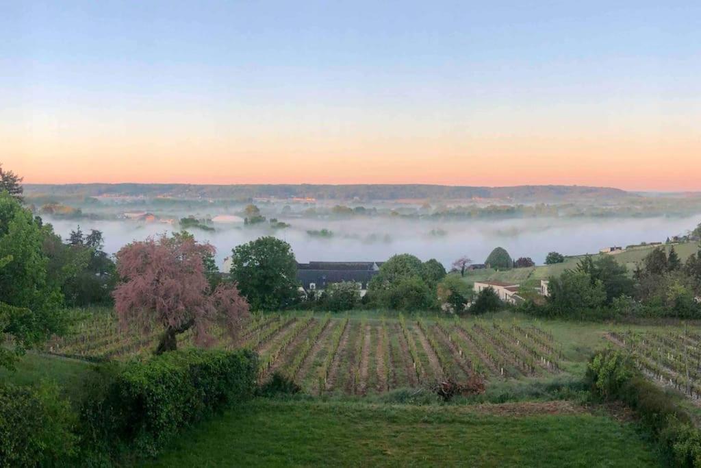 Maison Vue Panoramique Depuis Le Coteau De 시농 외부 사진