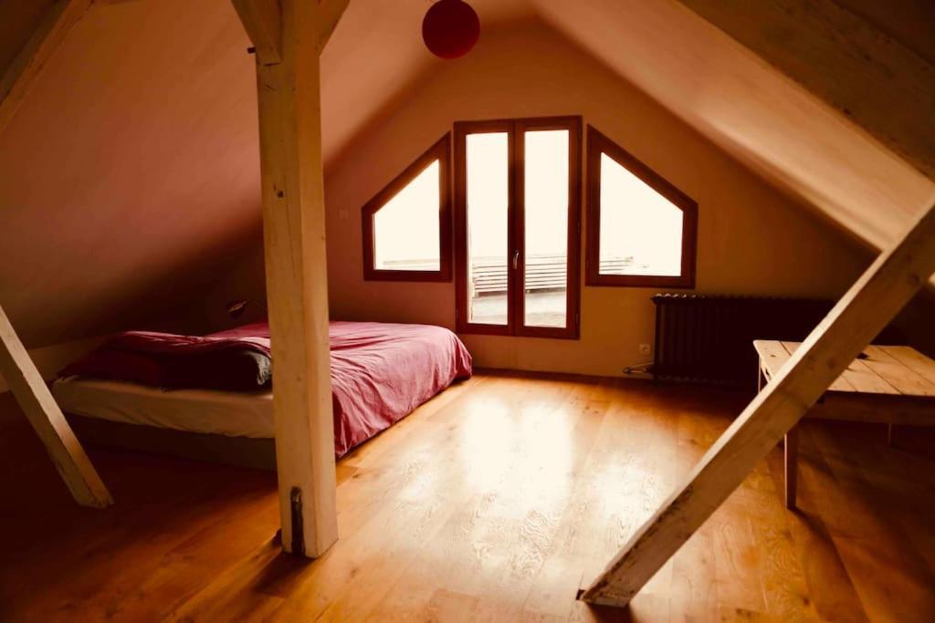 Maison Vue Panoramique Depuis Le Coteau De 시농 외부 사진